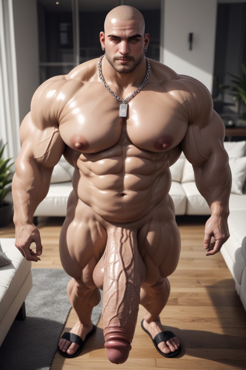 Jocks, De Haut En Bas, Hyper Thick Cock Porno IA Gay