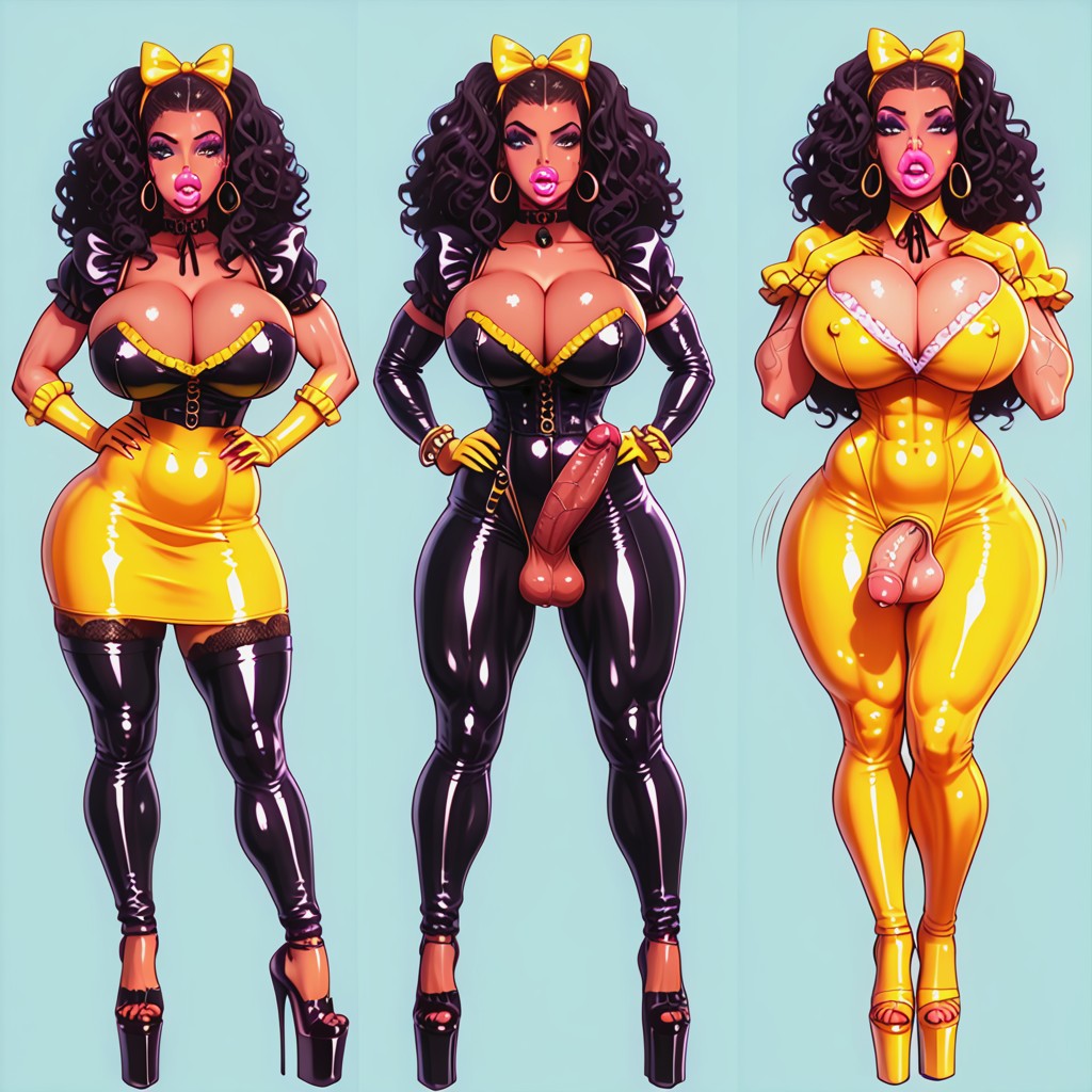 Múltiples Vistas, Mallas, Motion Lines Porno IA