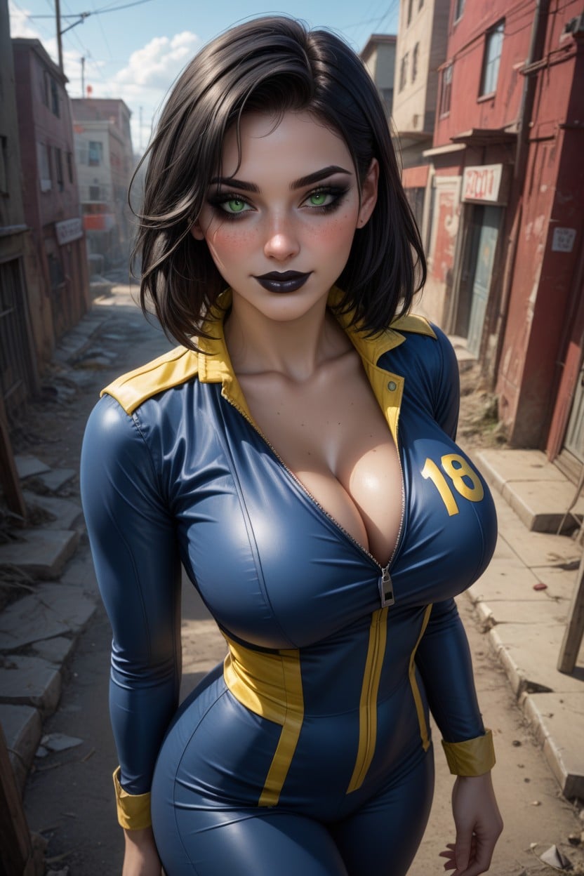 Freckles, Haircut, Horny Hentai AI Porn