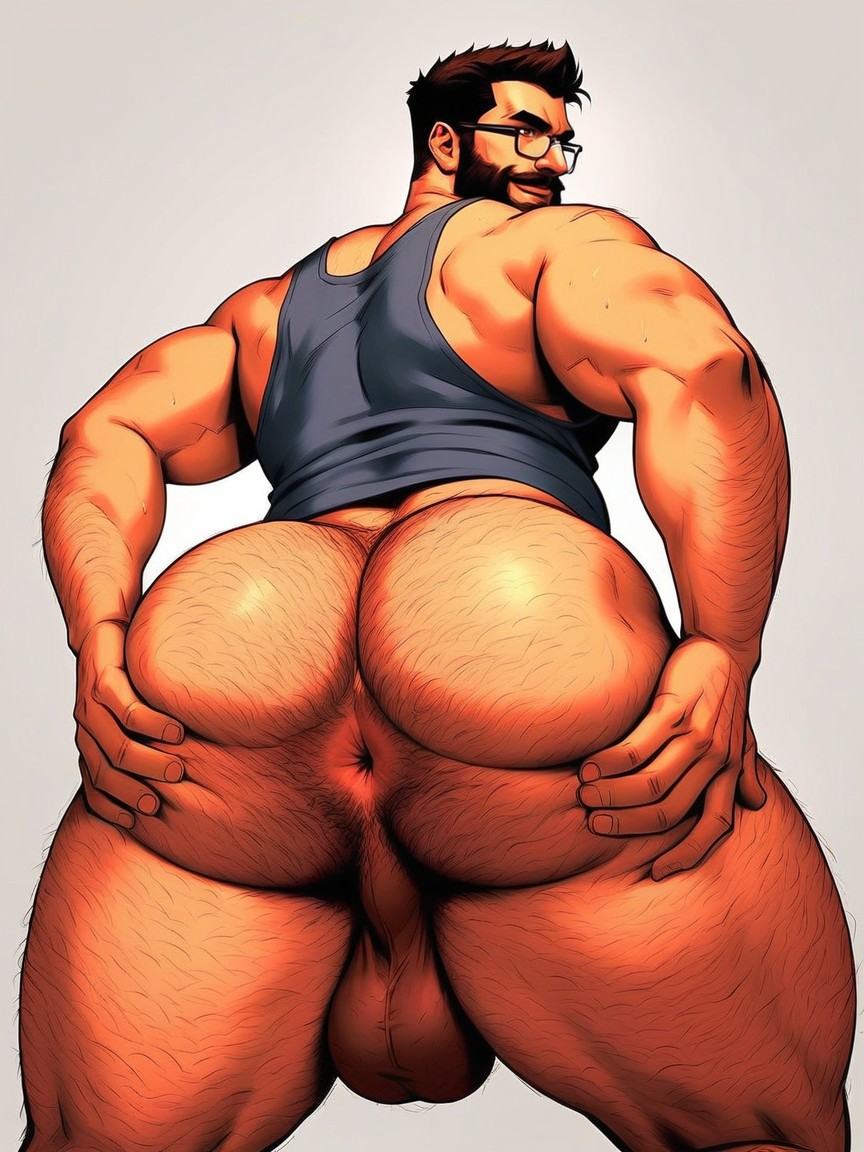 Débardeur, Hands On Ass Make The Art Style Detailed And Polished, 30+ Porno IA Gay