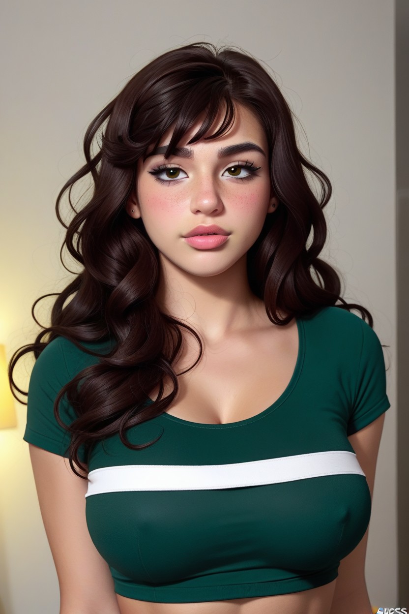 Cutest Face, Melkor Mancin Style, Crop Top AI Porn