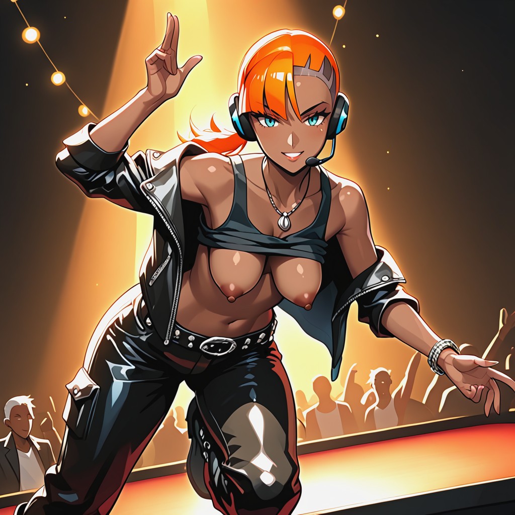 Small Breasts, Dancing, Fully Clothed AI Porn