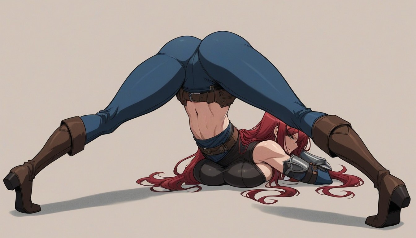 Fit, Very Long Legs, Hard Thighs Hentai AI Porn