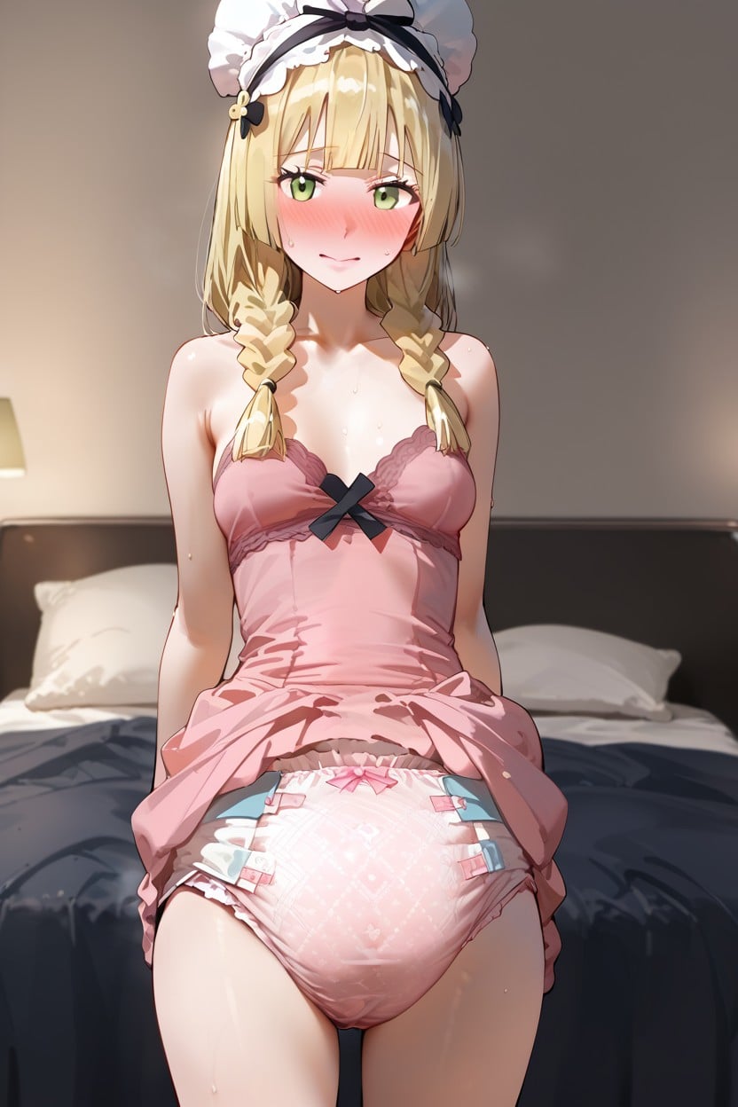 子供の体, Wearing Princess Top, Extremely Saggy Soiled Adultdiaper Porno IA