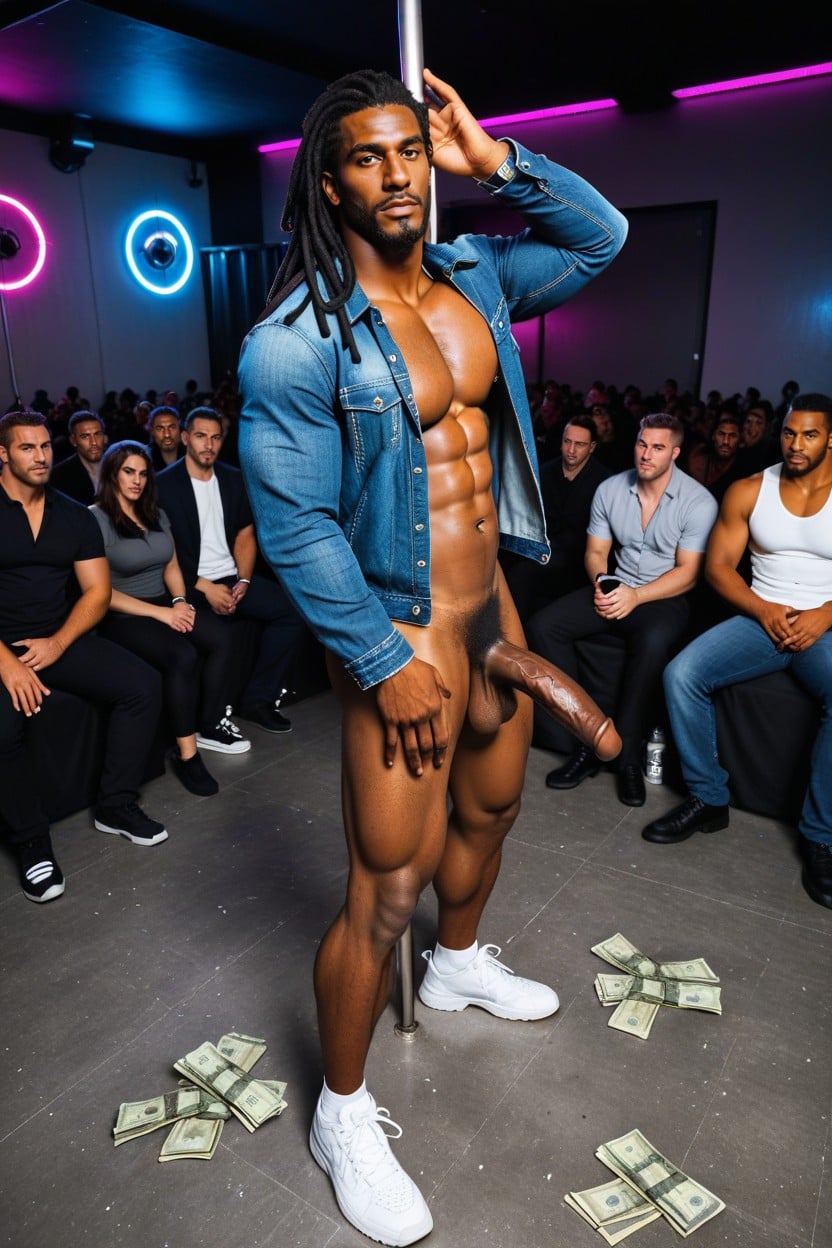 Crowd In Background, Massive, Cosplay Thug AI Gay Porn
