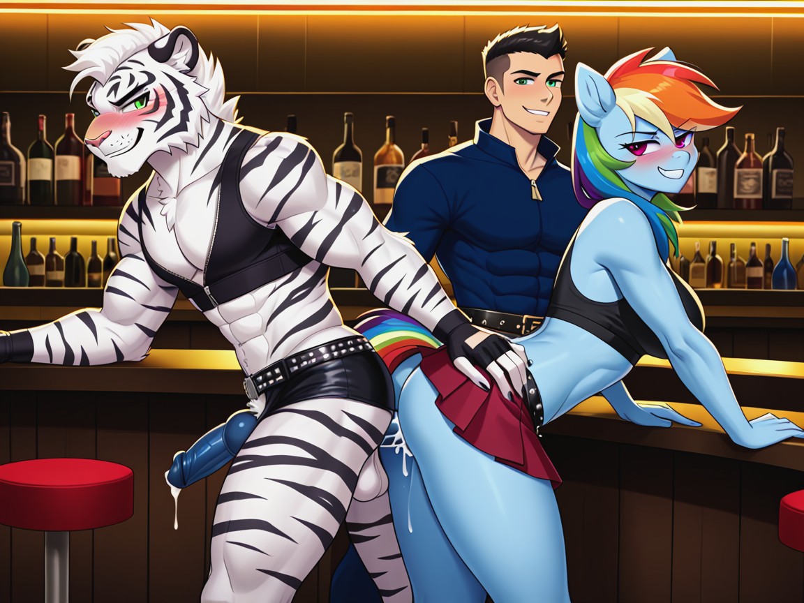 Anthropomorphic, Fur, Creampie 퍼리 AI 포르노
