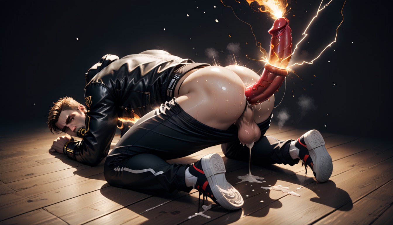 Sparks, Lean Body, Fucking Hole AI Gay Porn