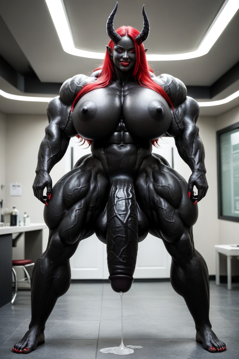 Big Claws, Bodybuilder, Gigantesque Porno IA transsexuelle