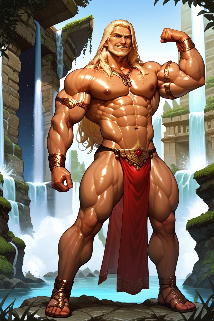 Waterfall, Thor, 25+ AI Gay Porn