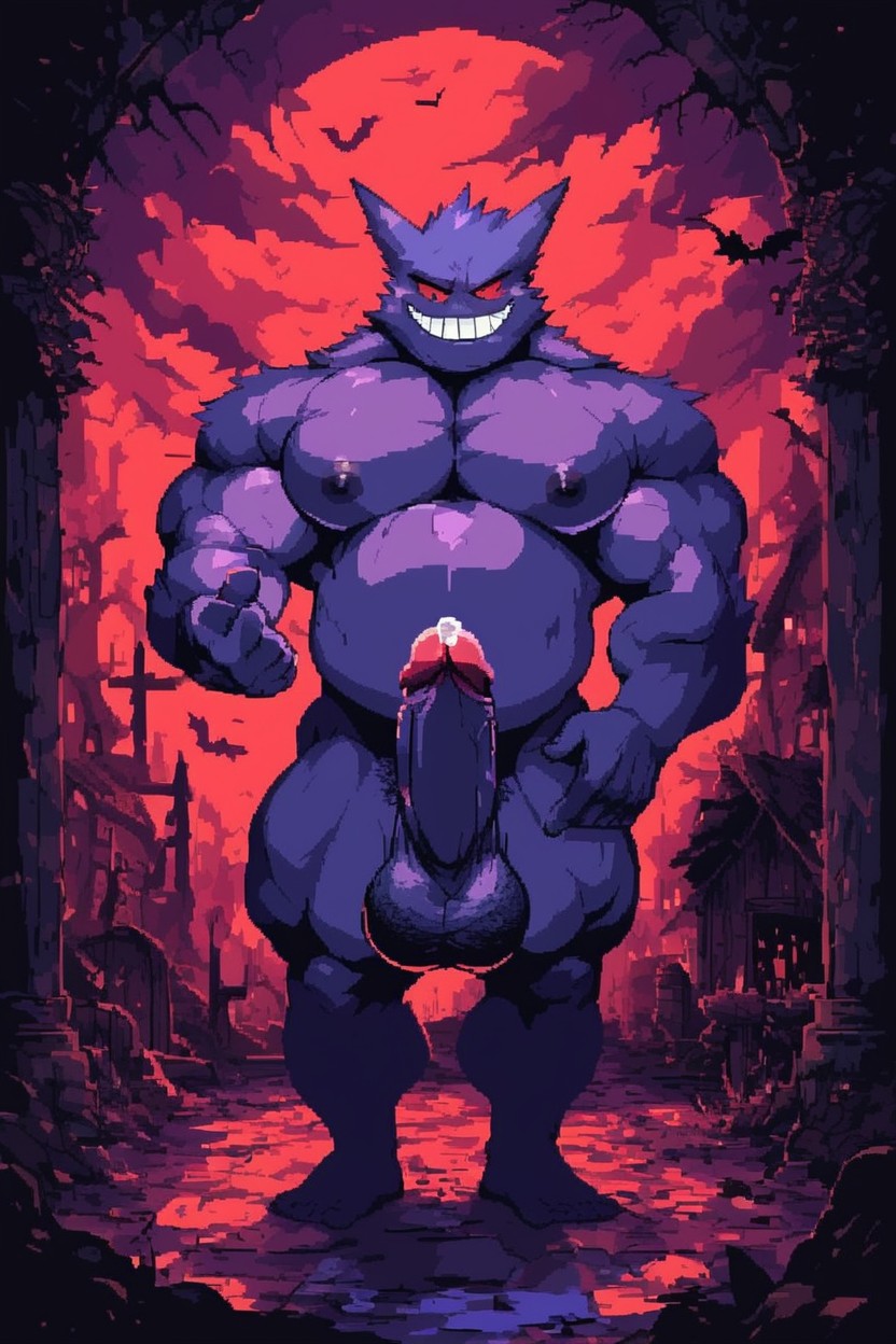 Bara, Anthro, Huge Dick AI Gay Porn