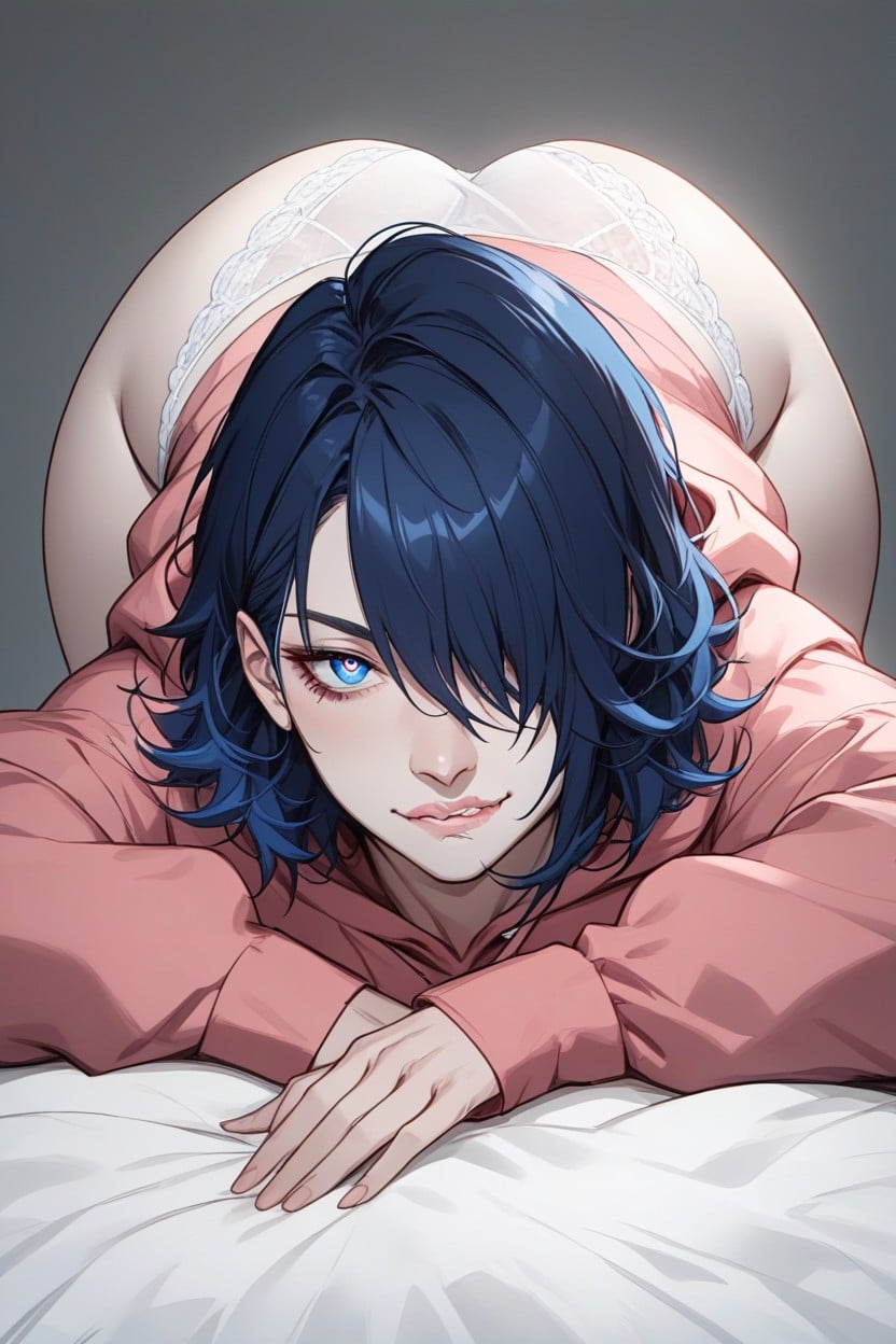 Wearing Ovesized Hoodie, Neatly Ends, Large Ass Hentai AI Porn