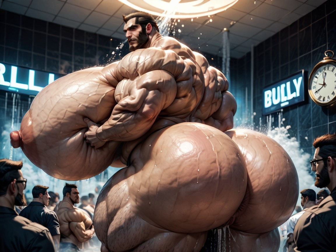 Extremely Large Ass, 25+, Oiled Skin AI Porn