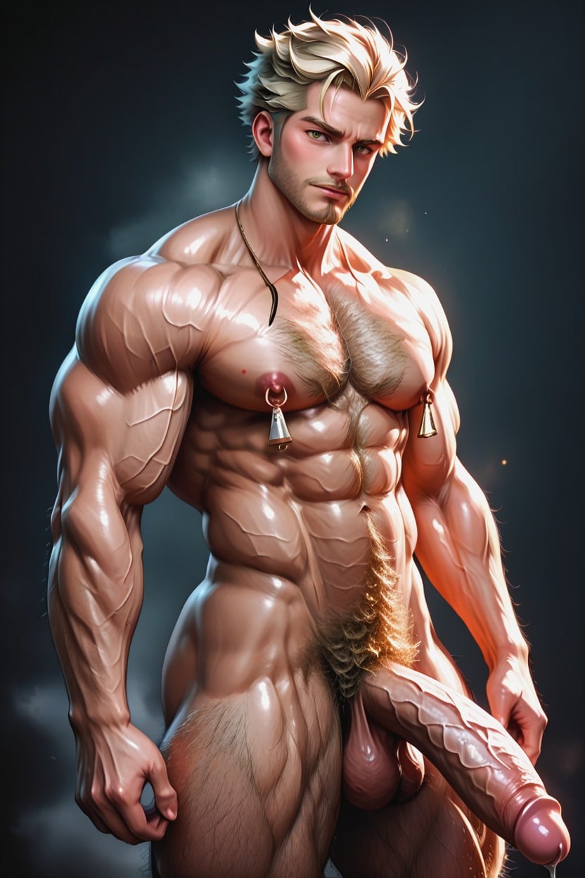 Style, Men Only, Dripping Precum Body Shot AI Gay Porn