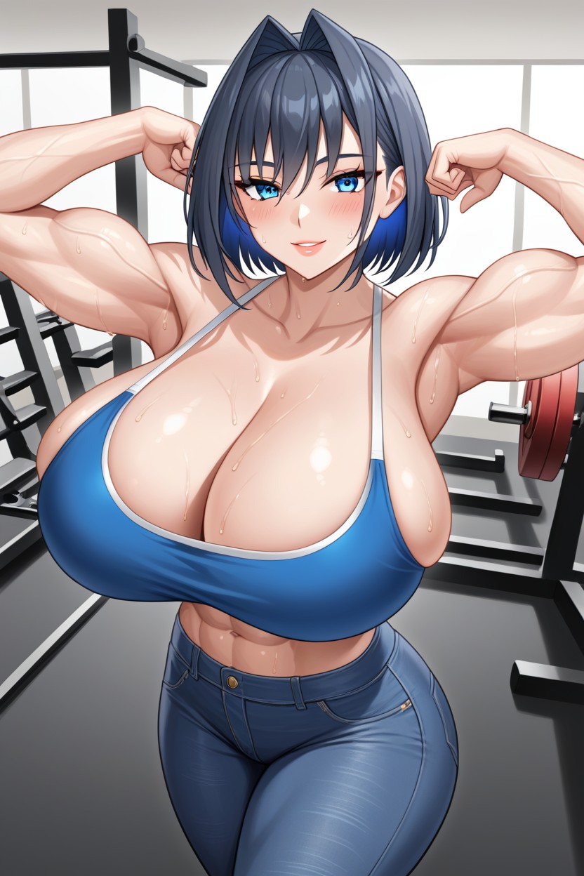 Beautiful Face, Top Down, Standing AI Porn