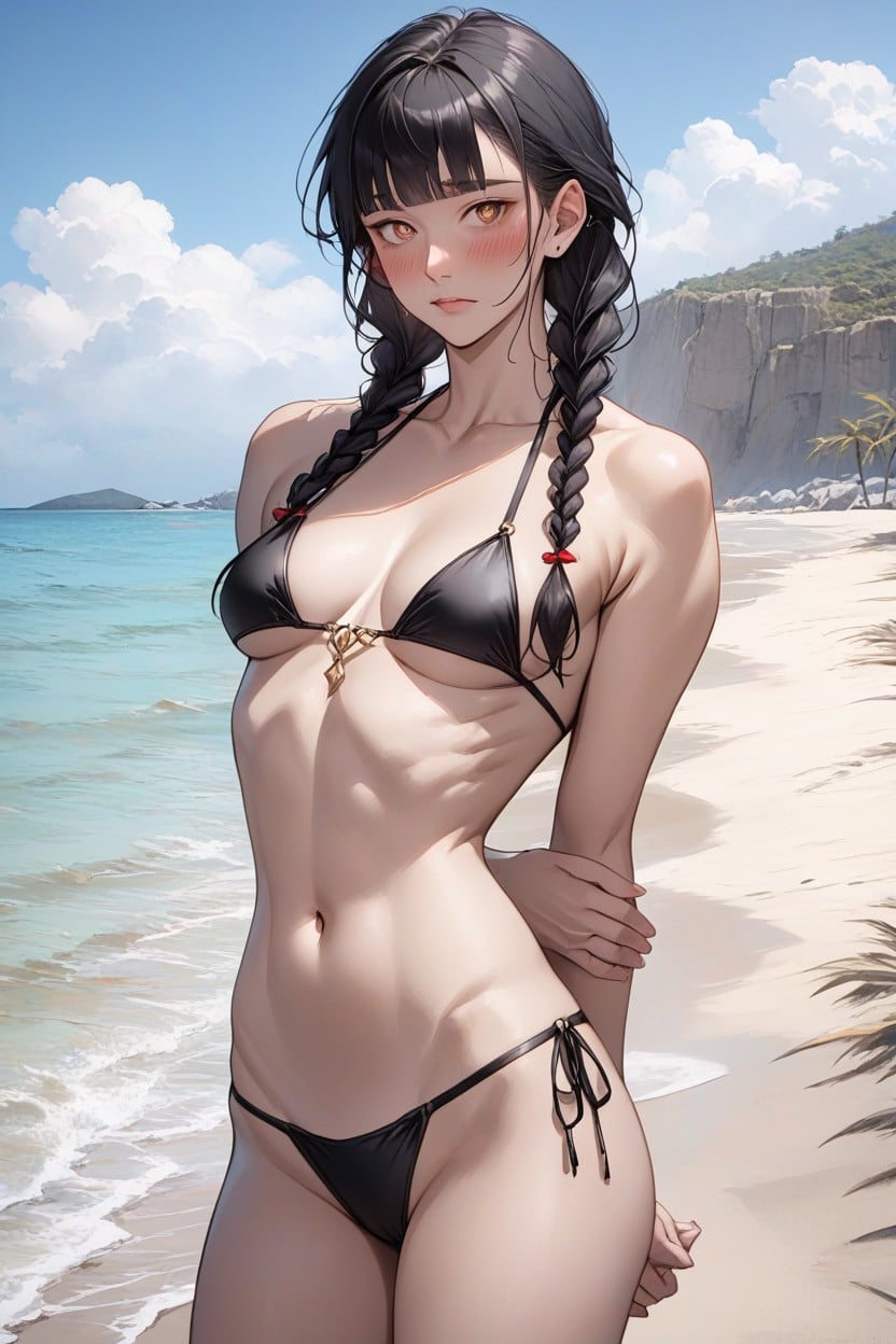 Brown Pupils, 18+, Solo Hentai AI Porn