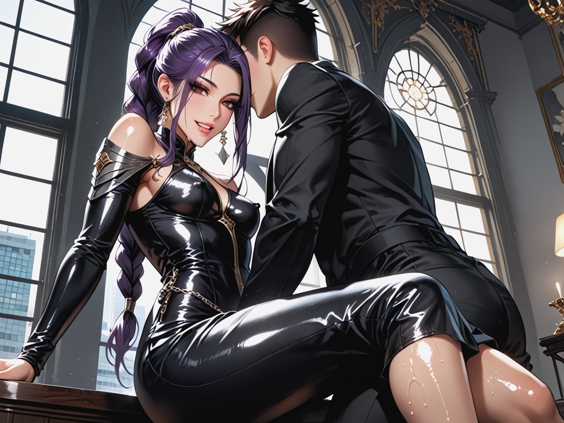 Extreme Squirting, Lean Korean Man With Black Medium Length Hair, Ponytail Starts At Forehead Hentai AI Porn