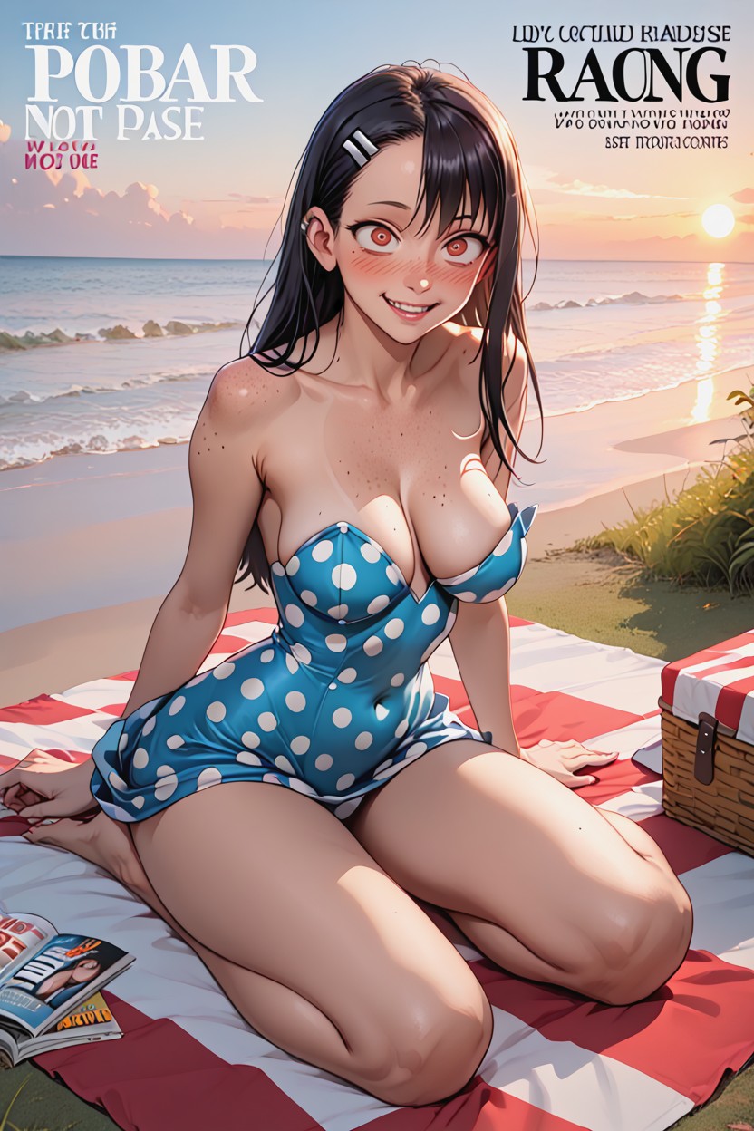 Playboy Magazine Cover, Dynamic Angle, Thigh Gap AI Porn