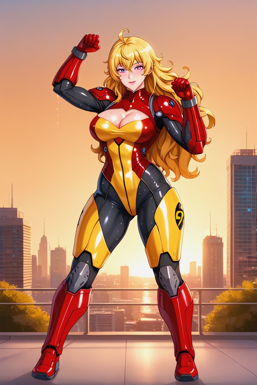 Yang Xiao Long From Rwby, Wide Hips, Uhd Porno IA