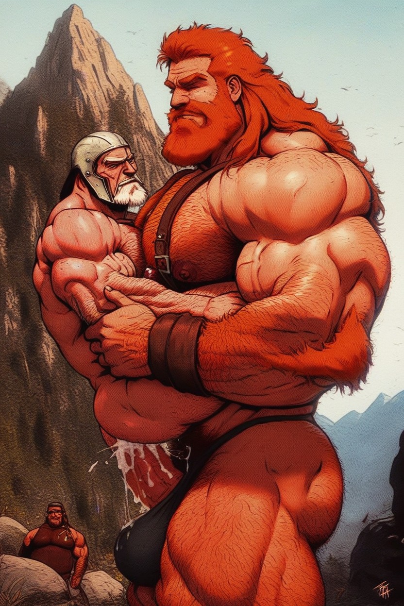Huge Arms, Highly Detailed, Professional Photography AI Gay Porn