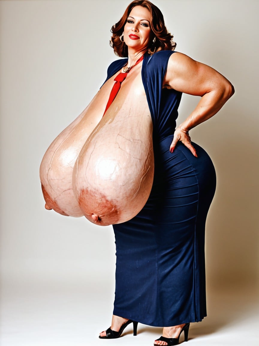 Massive Saggy Veiny Breasts, Massive Saggy Veiny Breasts, Ultra High Details Porno IA