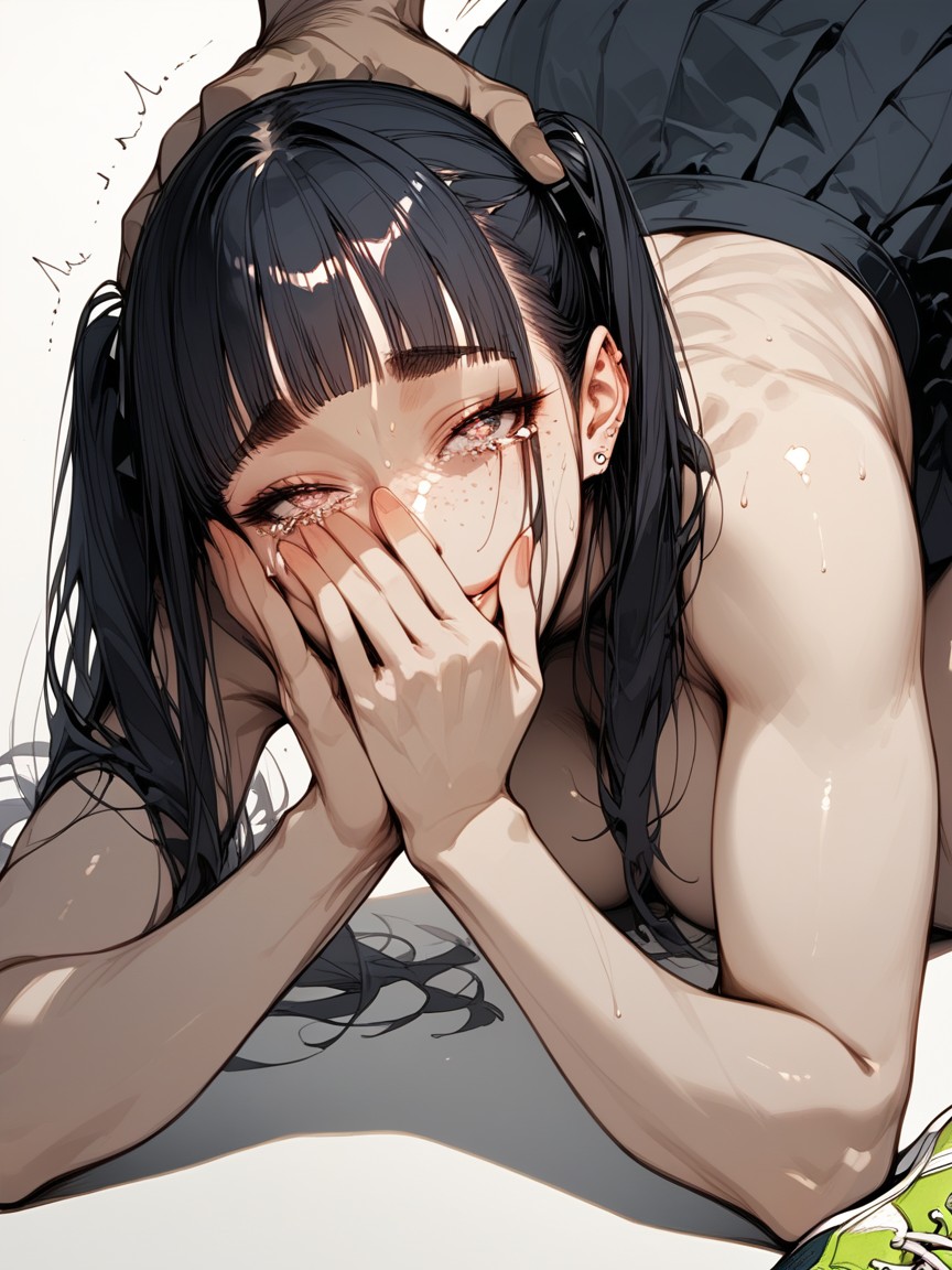 Rosy Cheeks, Shaking Lines, Extremely Startled Eyes Hentai AI Porn