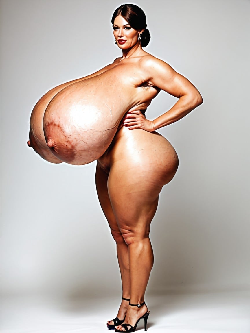 Hyper Breasts, Gigantic Breasts, Tits Bigger Than Body Porno IA