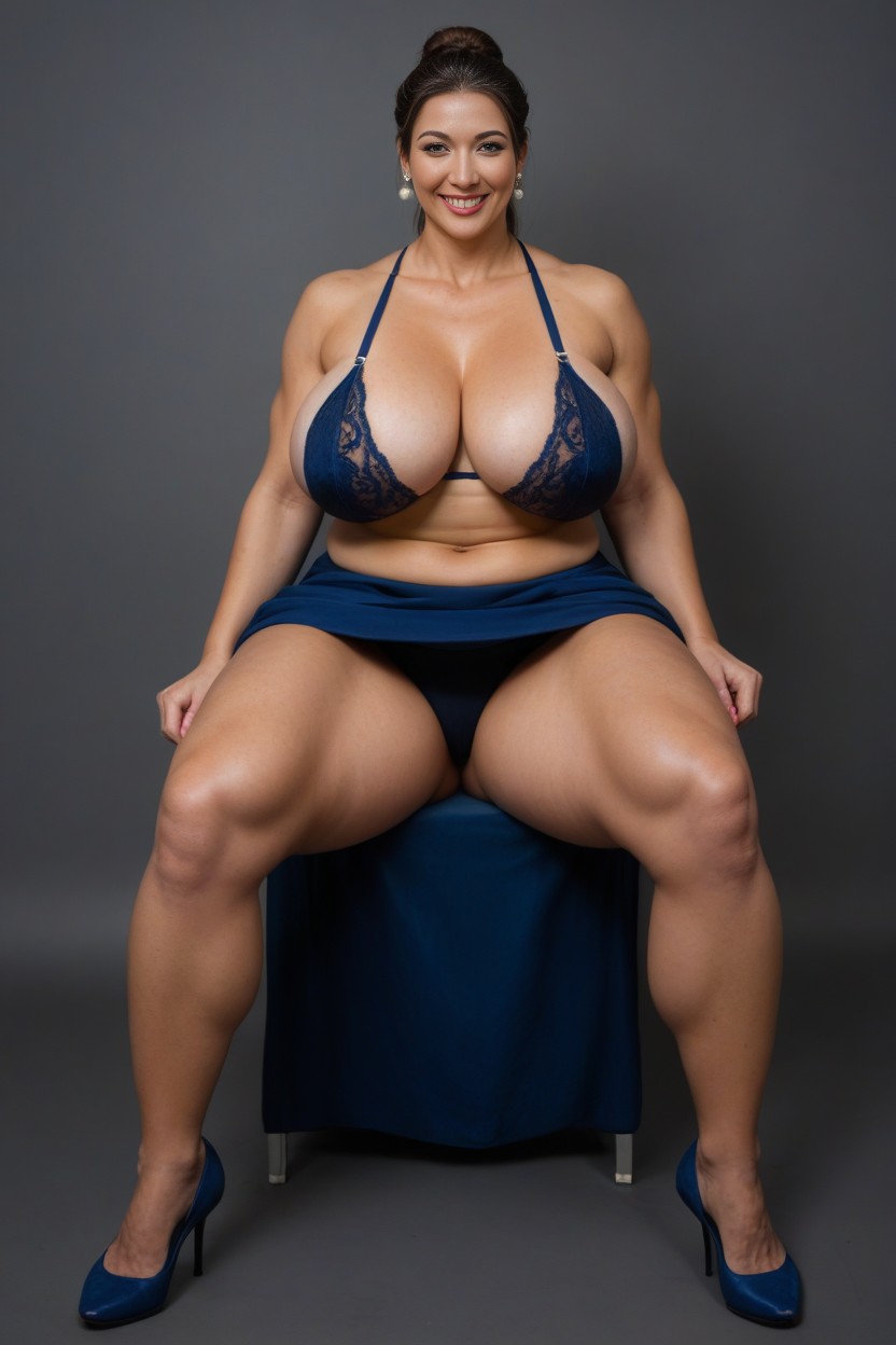 Massive Ass, Thick Ass, Overflowing Cleavage Porno IA