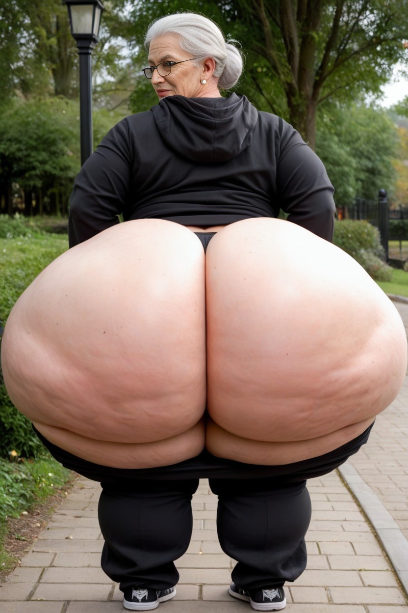Gigantic Giant Mega Ass, Ssbbw, Extremadamente Pesado En La Parte Inferior Porno IA
