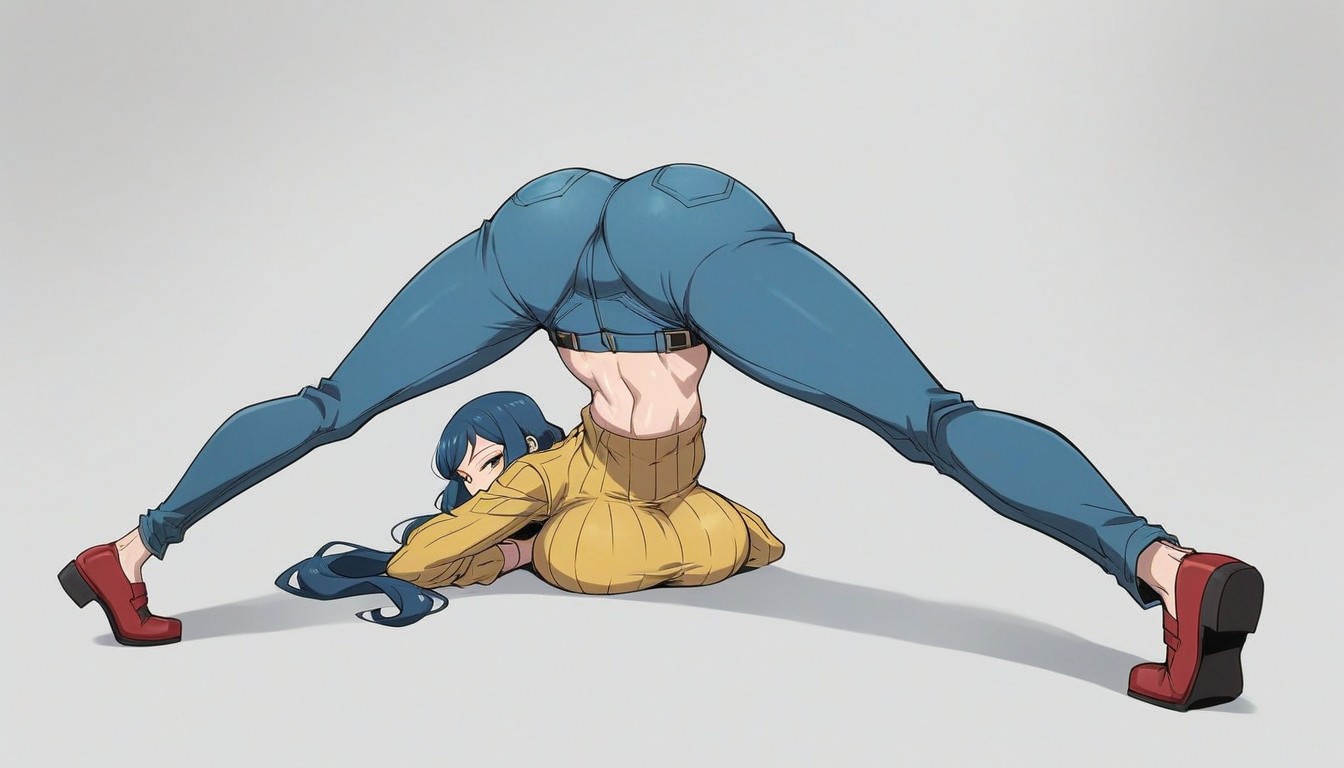 Back View, Rear View, Corps Entier Porno IA Hentai