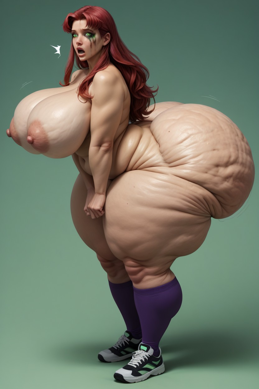 Cellulite, Fat Butt, Biggest Butt Ever Seen AI Porn