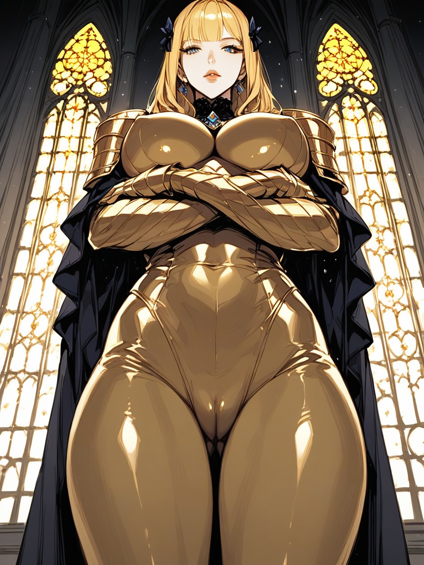 Anime Style, High Detail, Highlighted Cleavage AI Porn