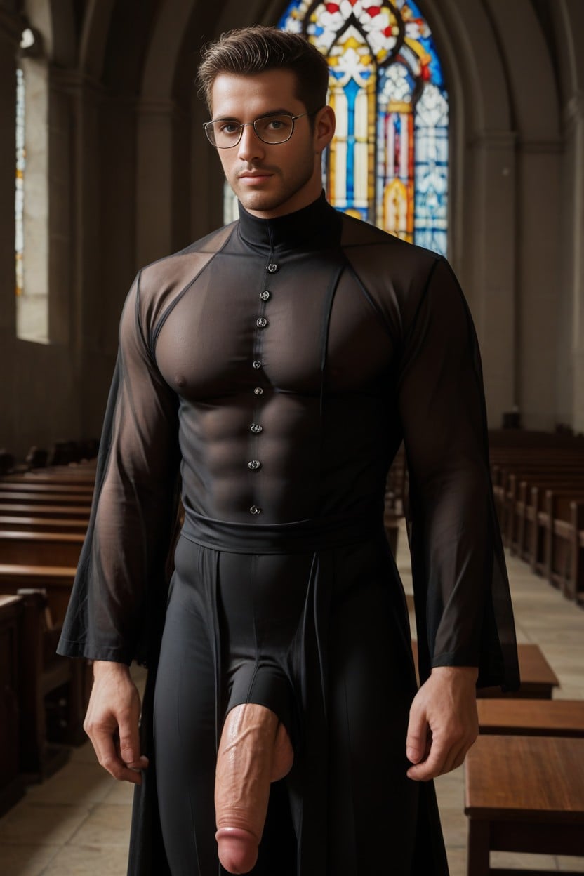 Delgada, Body, See Through Fabric Materials Porno gay IA