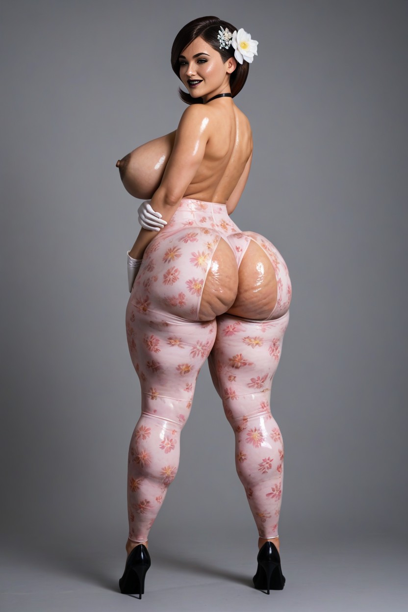 Large Breast, Muscular Thighs, Rear View AI Porn