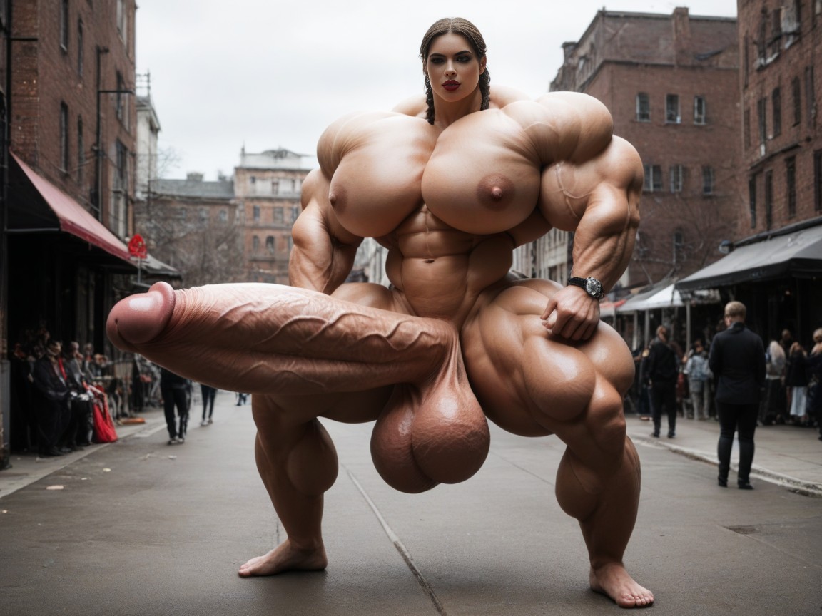 Looking At Viewer, Muscles Growing Women, Gigantic Lips Shemale AI Porn