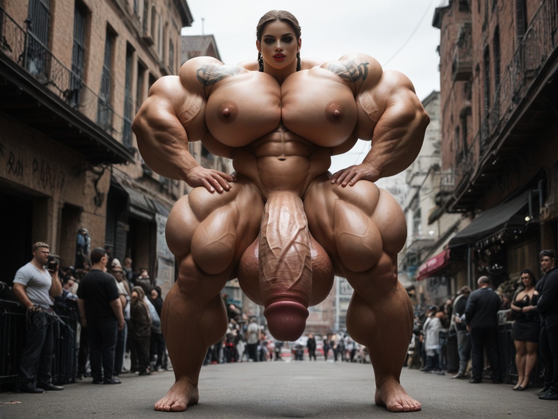 Testicle Expansion, Naked, Wolde Strong Women Shemale AI Porn