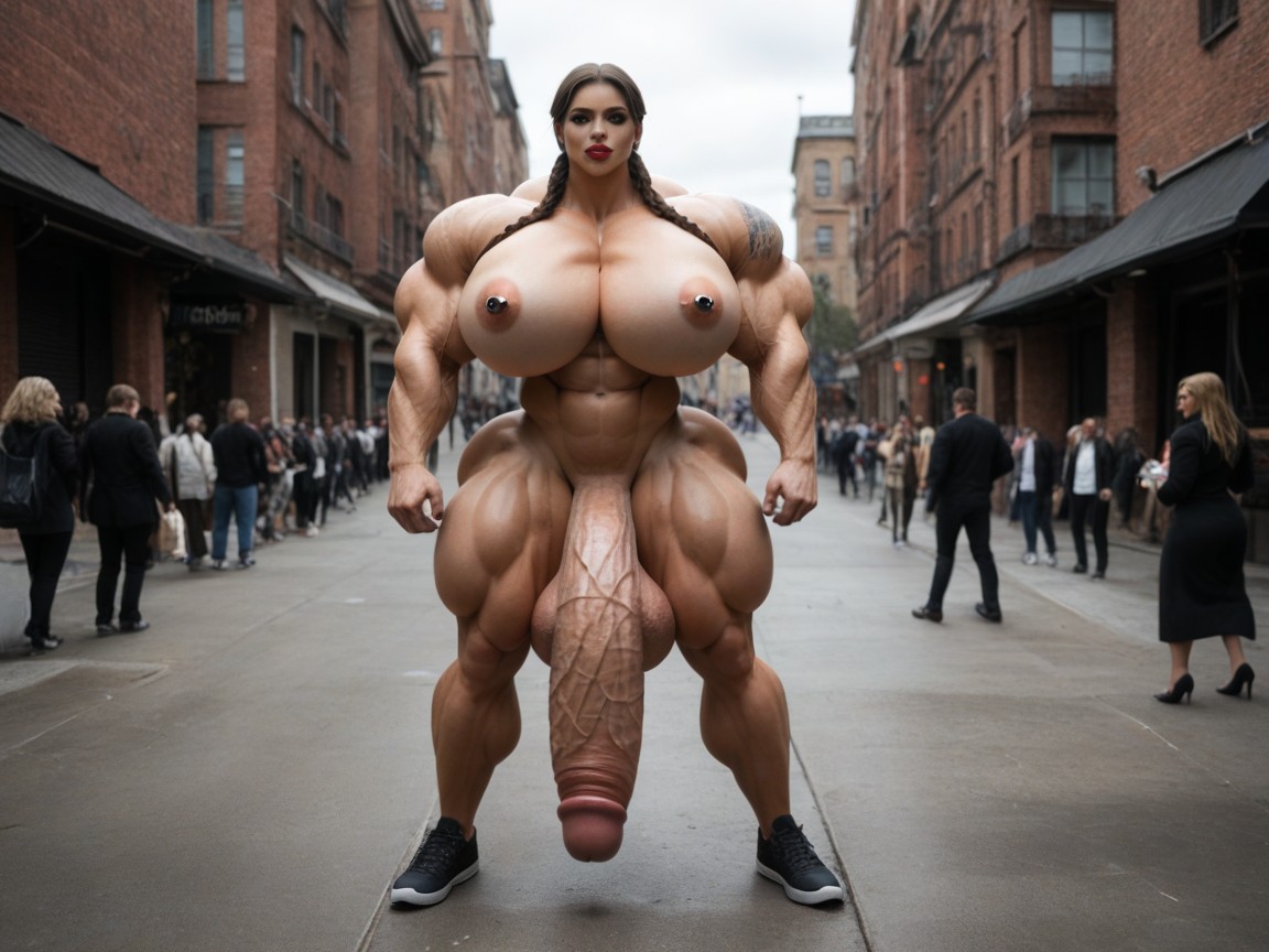 Massive Biceps, Wolde Strong Women, Gigantic Penis Porno IA transsexuelle
