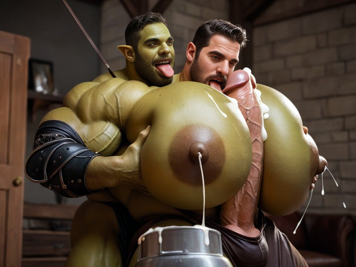 Gigantic, 18+, Muscular AI Gay Porn