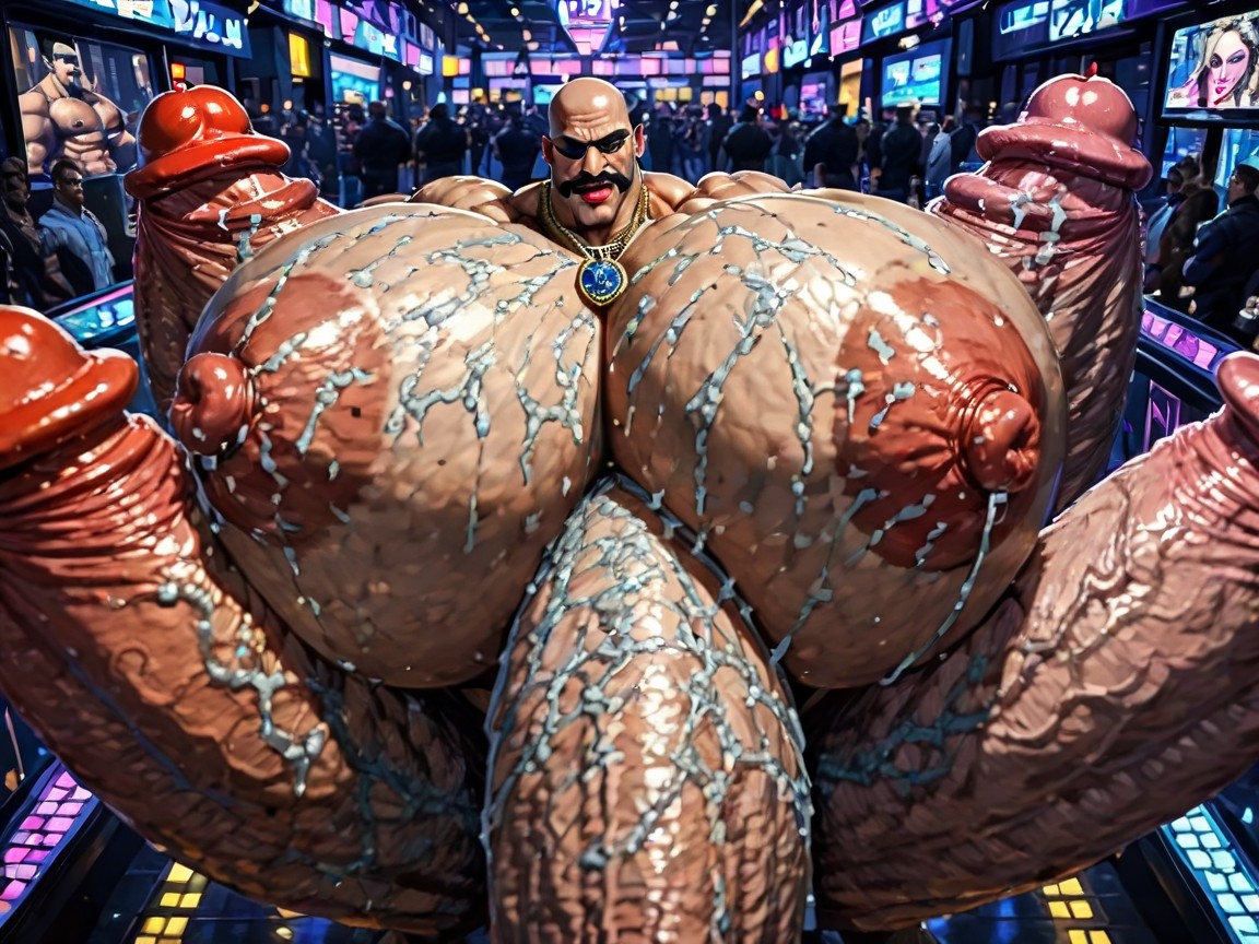 Double Penetration, Lactating Boobs, Blowjob (3rd Person) AI Gay Porn