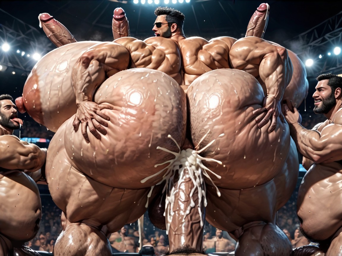 20+, Hands Spread Ass Very Far Apart, Man Men Only AI Gay Porn