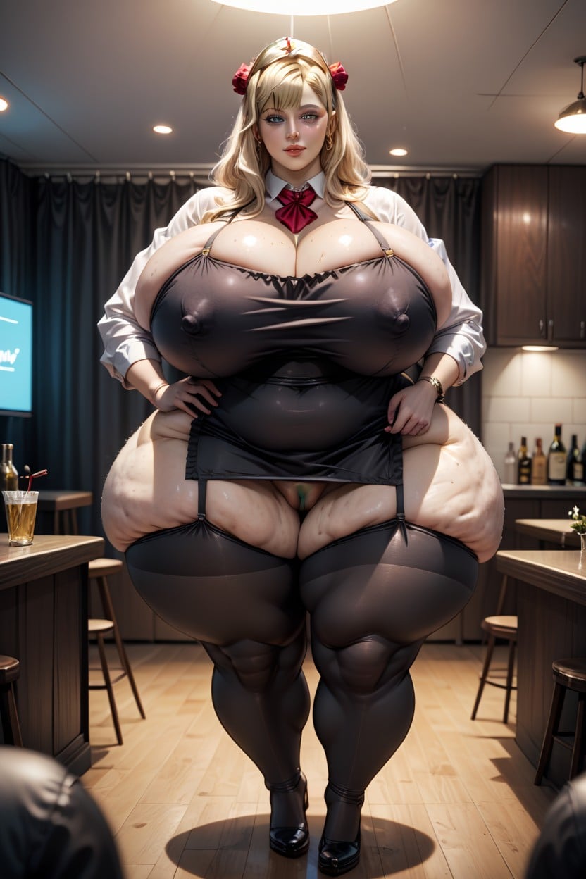 Large Thighs, Huge Breasts, Mega Giant Ass AI兽人黄片