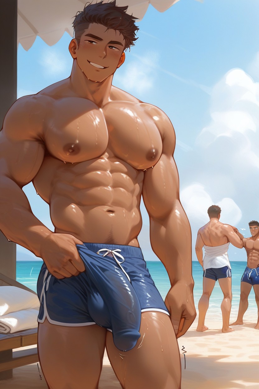 Open Shirt, Mean, Big Bro Porno gay IA