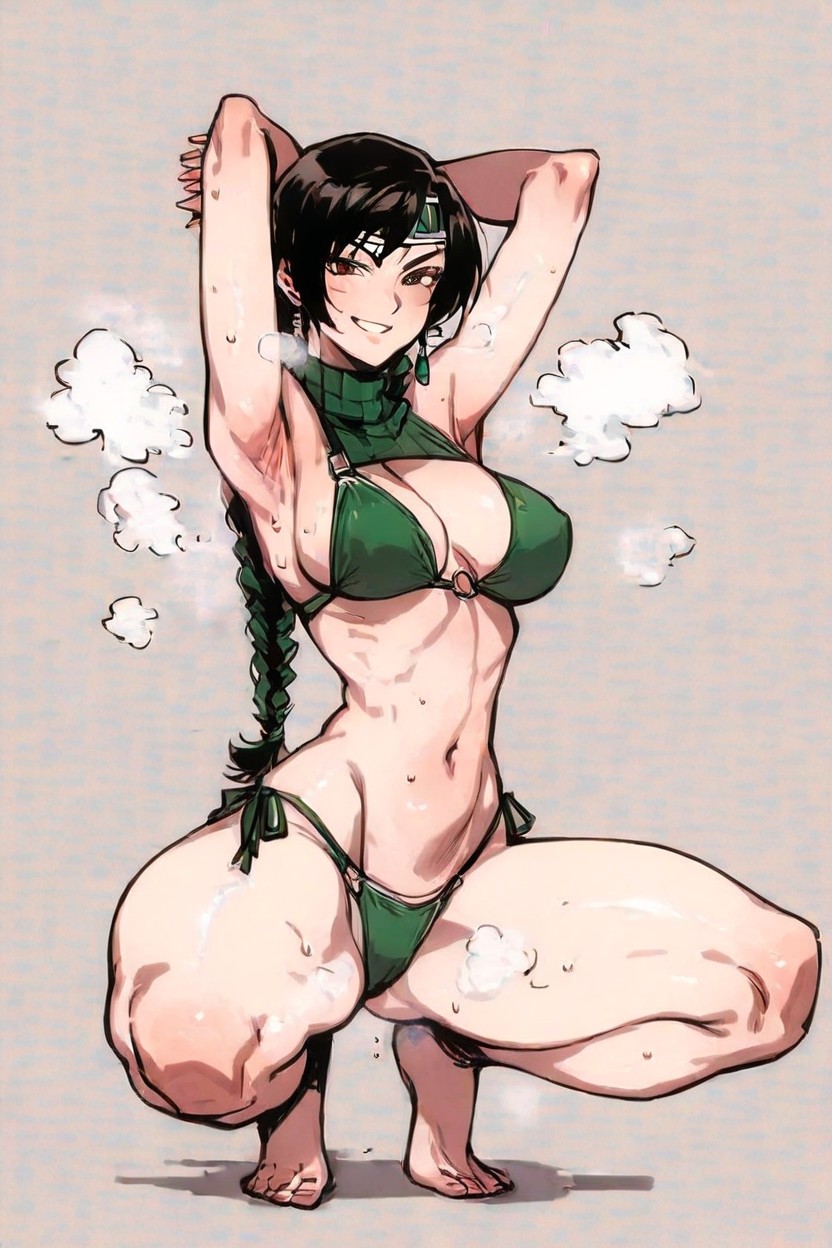 Straight Posture, Smirk, Just Bikini Hentai IA
