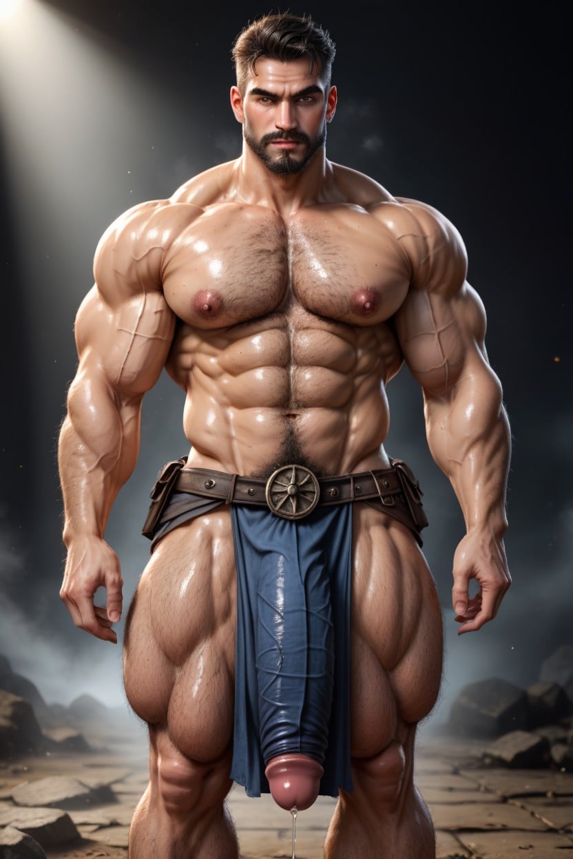 Huge Balls, Veiny, 18+ AI Gay Porn