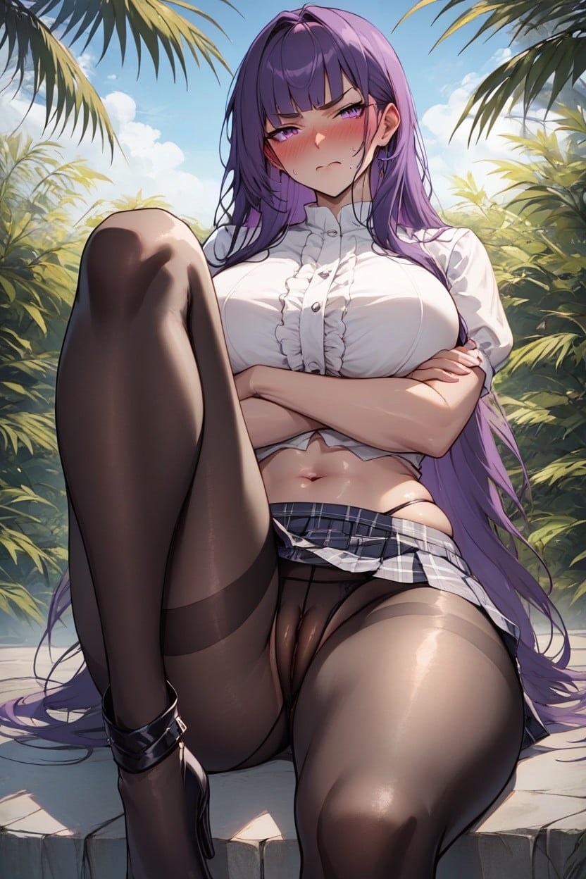 Cameltoe, Disgusted, Plump Pussy Hentai AI Porn