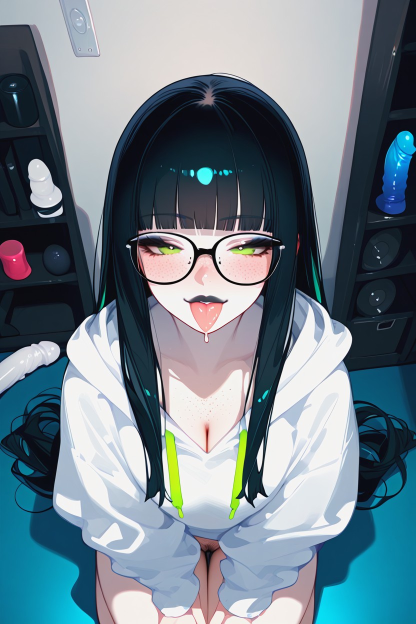 Solo Focus, Smiling, 18+ Porno IA Hentai