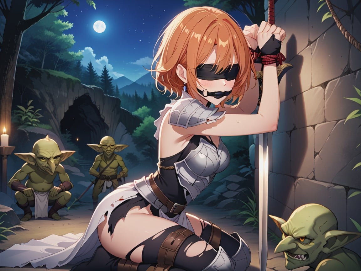 Ultra Detailed, Small Breasts, Full Armor Hentai AI Porn