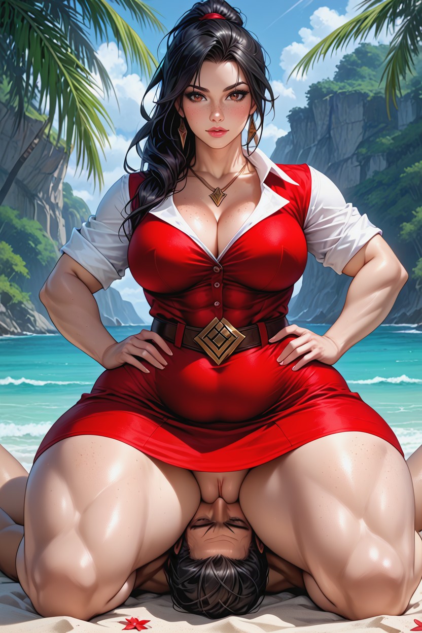 Pussy Vulva, Hyper Hips, Thick Thighs AI Porn