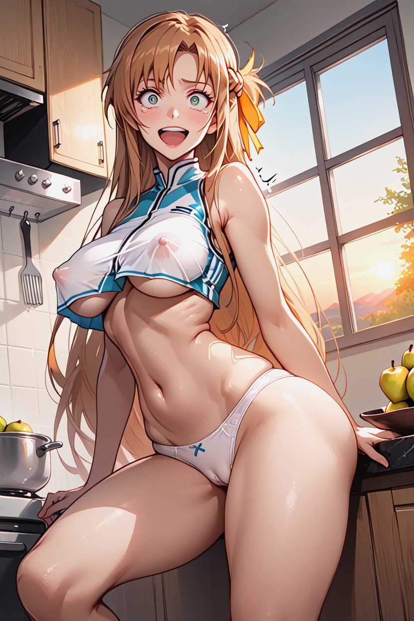 Dynamic Angle, Nipple Outline, Ultra Tight Ass AI Porn