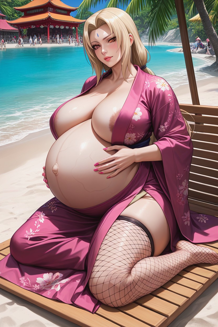 Lounge Chairs, 30+, Village On The Beach Hentai AI Porn