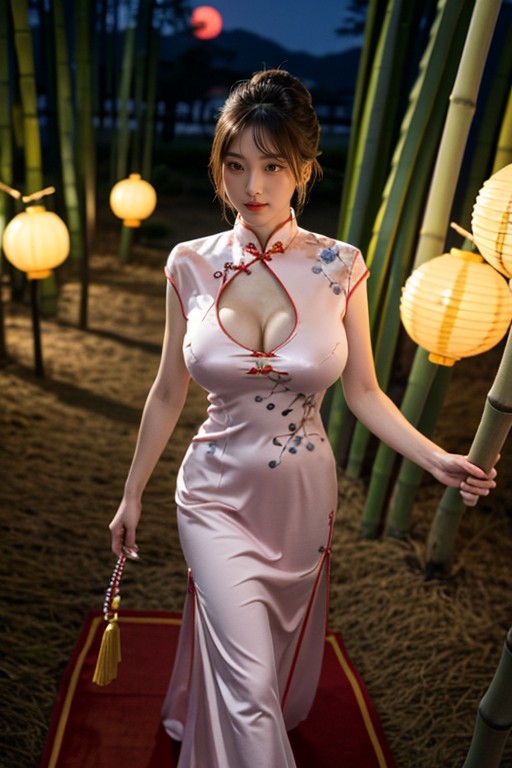 Top Down View, Perfect Waist, Dramatic Composition Asian AI Porn